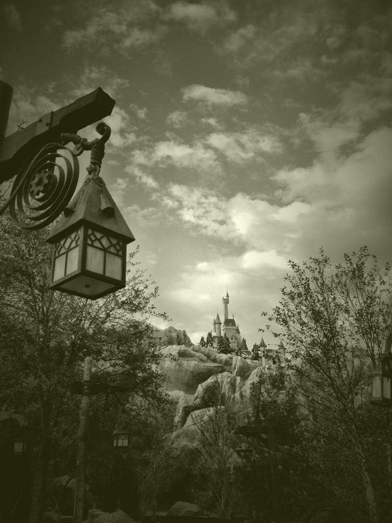 Beauty and the Beast Castle Aged