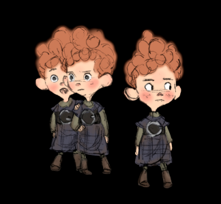 Brave Triplets Visual Development Art