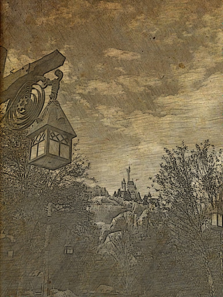Beauty and the Beast Castle Sketch