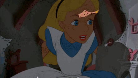 Alice from Alice in Wonderland Sneeze GIF