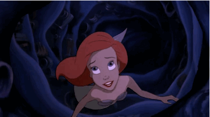 Ariel sings in The Little Mermaid