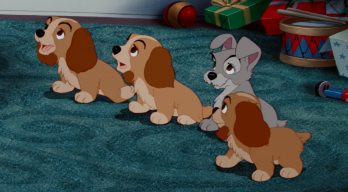 Disney Baby Lady and Tramp's puppies Disney Baby Lady and Tramp's puppies