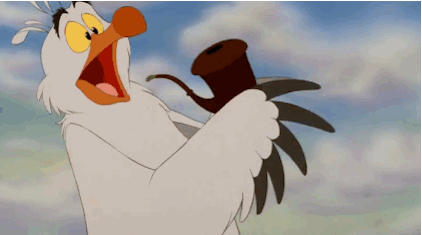 Scuttle in The Little Mermaid